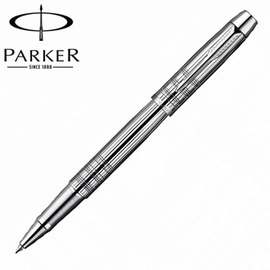 【派克 PARKER】IM經典系列 亮鉻格紋 鋼珠筆 P0905680 /支