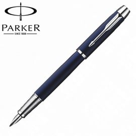 【派克 PARKER】IM經典系列 海洋藍白夾 鋼筆 筆尖F P0856010 /支