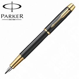【派克 PARKER】IM經典系列 麗黑金夾 鋼筆 筆尖F PAP014591 /支