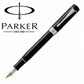 【派克 PARKER】世紀系列 純黑白夾 鋼筆 筆尖F P1931365 /支