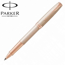 【派克 PARKER】卓爾系列 玫瑰金純銀格 鋼珠筆 P1931486 /支
