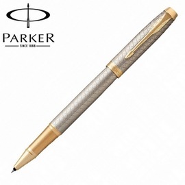 【派克 PARKER】新IM系列 高尚經典 細格紋香檳金 鋼珠筆 P1931686 /支