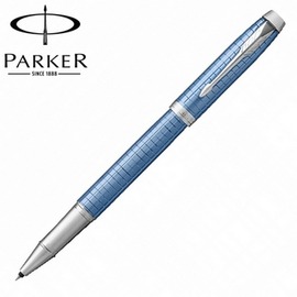 【派克 PARKER】新IM系列 高尚經典 鈦藍格紋 鋼珠筆 P1931690 /支