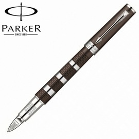 【派克 PARKER】精英系列-第五元素 書寫筆 紫砂褐銀環/L P0959180 /支