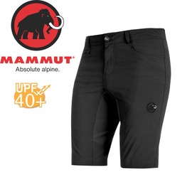 【MAMMUT Runbold Light Shorts 男《石墨灰》短褲】1023-09872-0121/長毛象/UPF40+/彈性透氣/登山健行褲