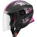 【ASTONE】MJ AS2 平黑粉紅 輕量化 加長型風鏡 四分之三罩安全帽