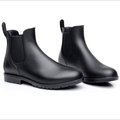 時尚韓系雨鞋雨靴，霧面超質感，黑色短靴,似zara鞋款(490元)
