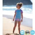 澳洲鴨嘴獸兒童泳衣 防曬短袖上衣+平口短褲套組 雪酪系列