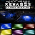 數位光電 30CM 4條 汽車室內 LED 七彩 氣氛燈 ( 無線 遙控器 聲控 版 ) 18晶