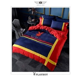 PLAYBOY 床包四件組 單/雙人/加大 正版授權 台灣製造(1380元)
