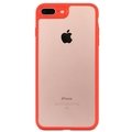 彩色超薄透明邊框(粉色,紅色)手機殼0.38mm. iphone7 plus 5.5 吋保護照像鏡頭