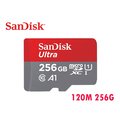 限量促銷 升級150M Sandisk Ultra microSD SDXC TF 256G 256GB A1 120M 手機 相機 記憶卡 無轉卡 SDSQUAC