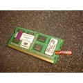 金士頓 Kingston DDR3 1066 2G DDRIII PC3-8500 雙面16顆粒 筆記型專用 終身保固