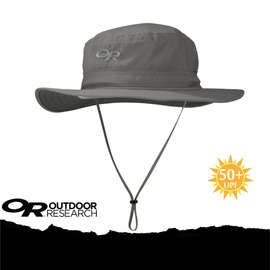 【Outdoor Research 美國 OR HELIOS SUN HAT 抗UV透氣中盤帽/L《深灰》】243458-0008/UPF50+/吸濕排汗/登山