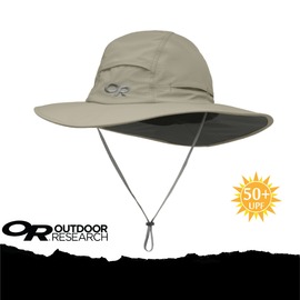 【Outdoor Research 美國 OR SOMBRIOLET SUN HAT 抗UV透氣大盤帽/L《卡其》】243441-0800/UPF50+/吸排/遮陽帽/登山