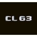 ~圓夢工廠~ Benz 賓士 CL W215 1999~2006 "CL63" 鍍鉻字貼 字體高度28mm 同原廠尺寸