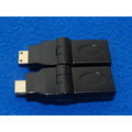 [yo-hong]1.4版鍍金 180度 HDMI母轉miniHDMI公 miniHDMI公對HDMI母 對接頭 延長頭