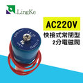 【凌科】台製 LK-AC220V快接式 2分1/4英吋.電磁閥(RO機、飲水機、淨水器....)