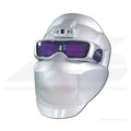 【變色眼罩】ARC-513-1代 自動變光焊接護目鏡LED照明面罩組(藍色) ARC-513-C-FL-BL