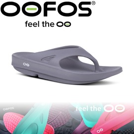 【OOFOS 美國 男 夾腳舒壓健康拖鞋/8《灰色》】M1000-SLA/人體工學/舒壓拖鞋/按摩氣墊鞋/透氣涼鞋/夾腳拖鞋