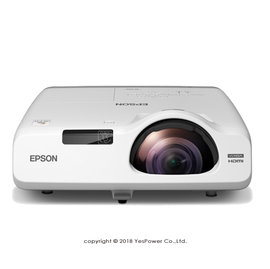 ＊來電享最低價＊EB-530 EPSON 3200流明短焦投影機/解析度1024×780/支援無線網路投影、互動投影/10000小時長效燈泡/HDMI/16W喇叭