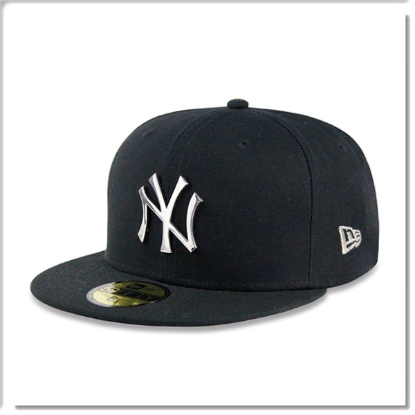 【ANGEL NEW ERA】NEW ERA MLB NY 紐約 洋基 經典黑 銀 鐵牌 59FIFTY 棒球帽 街頭