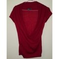MEXX短袖紅色開襟衫(二手衣)