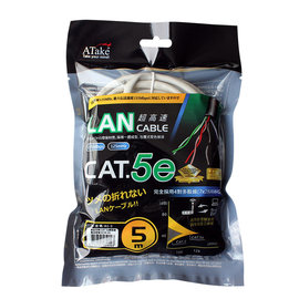 【ATake】Cat.5e 電腦網路線5米 袋裝 SC5E-05