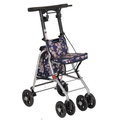 日本幸和TacaoF輕巧型步行車(可代辦長照補助款申請)R120(花漾海軍藍)帶輪型助步車/購物車/散步車/助行椅