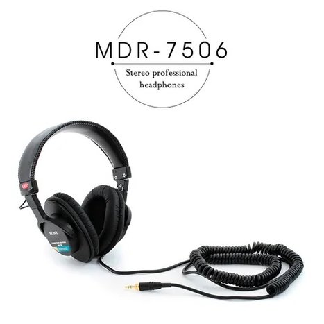 現貨免運 贈耳機架/原廠收納袋 日本 SONY MDR-7506 MDR 7506 監聽耳機 耳罩式 錄音 編曲 混音