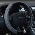 灰色拚接方向盤套 三菱 PORSCHE OPEL PEUGEOT BMW BENZ HINO HONDA A0205-3