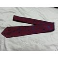 牧牧小舖~優質二手衣 日本製紅藍亮面領帶