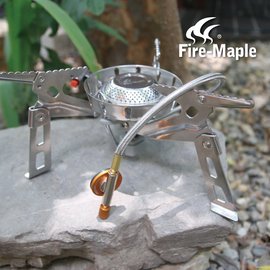 Fire-Maple 火楓 戶外露營瓦斯爐(分體式)FMS-123/攜帶式+適應高山+收納攜帶方便/登山露營郊遊戶外