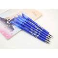Moreca 可擦中性筆 0.5mm可擦水性筆 晶藍中性筆 擦擦筆 原子筆 (藍色)