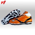 ► T1-pro ◄客製款棒壘球鞋 T1壘球鞋 TPU硬式膠釘 高筒 橘色X黑色 綁帶式
