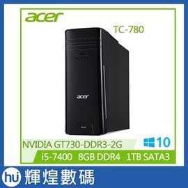 Acer TC-780 Ci5-7400 GT730 桌上型主機含Windows10專業版彩盒裝