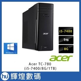 Acer TC-780 Ci5-7400 8GB/1TB 桌上型主機