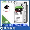 Seagate【IronWolf】那嘶狼 4TB 3.5吋NAS硬碟 (ST4000VN006) 網路磁碟機 雲端