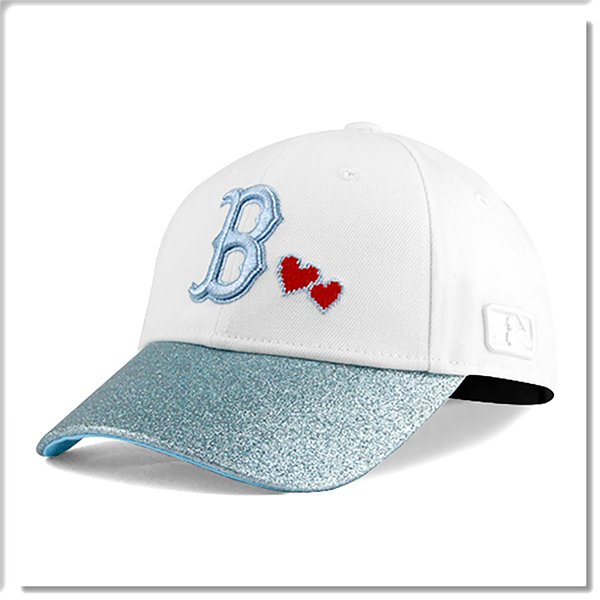 【ANGEL NEW ERA 】 MLB Old Fashioned Cap 紅襪 B 白 藍 老帽 金蔥 愛心