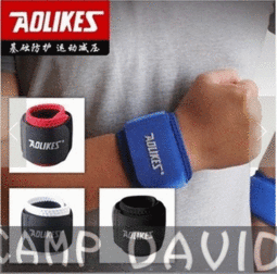 【安琪館】 運動護腕AOLIKES 原廠正品 加壓型 可調式 護腕 羽毛球護腕 籃球護腕 (另有護膝 護裸可選購)