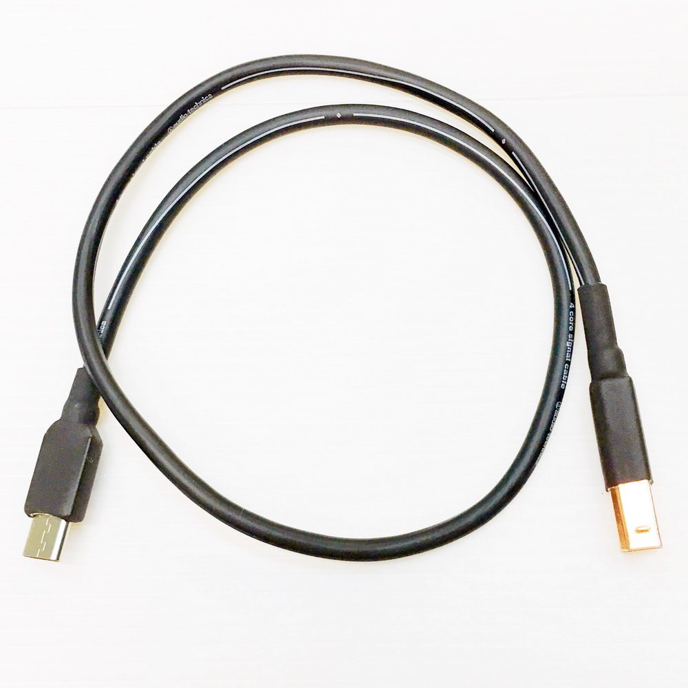 志達電子 DL037/1.0 線長1.0M 日本鐵三角 Type C 公- Type B 公 OTG USB DAC 專用傳輸線 適用T1SE DA300-USB