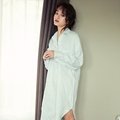 Verna&amp;co.{預購}韓版日系男友款寬鬆長板居家服睡衣外出服B-554