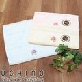 Verna&amp;co{預購}日本第一百年居家生活品牌UCHINO純棉玫瑰刺繡小方巾