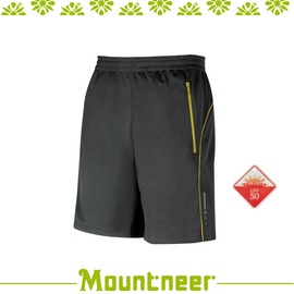 【Mountneer 山林 中性透氣排汗針織短褲《深灰》】31S55-11/抗UV/UPF50+/吸濕排汗/透氣/休閒/舒適