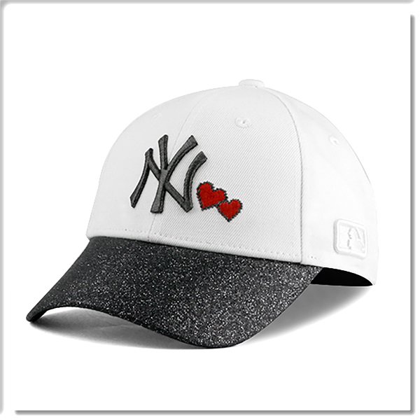 【ANGEL NEW ERA 】 MLB Old Fashioned Cap NY 洋基 白 黑 金蔥 金粉 老帽