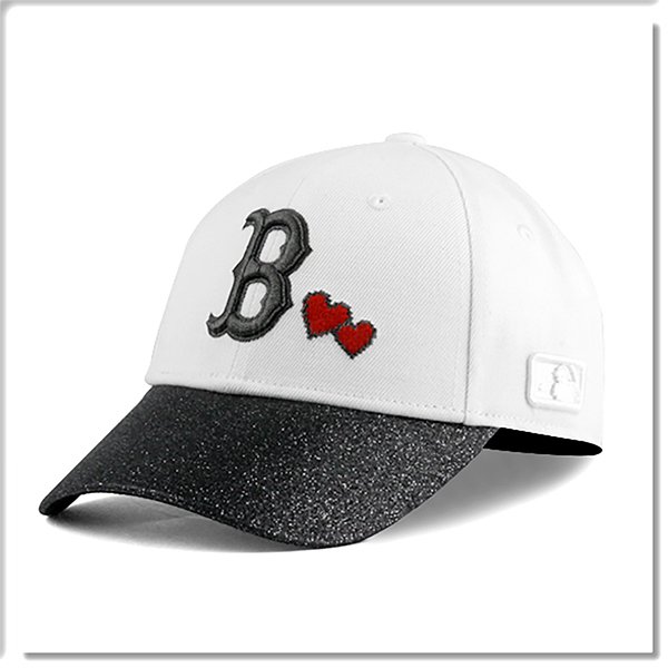 【ANGEL NEW ERA 】 MLB Old Fashioned Cap 紅襪 B 白 黑 老帽 金蔥 愛心