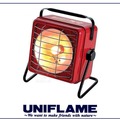 【UNIFLAME 日本 方型暖爐《紅》】630020/瓦斯暖爐/小暖爐/汽化爐/-5℃燃燒可能