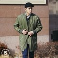 ZINIF 搖滾星球 KOREA 東大門正韓貨代購 MA-1 飛行長版棒球袖滑面風衣外套
