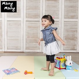 小鹿蔓蔓 兒童4cm摺疊地墊 (四折S款) -粉嫩色 Mang Mang 安全地墊折疊款.遊戲墊