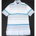 美國品牌Tommy Hilfiger 白底藍條紋短袖POLO衫